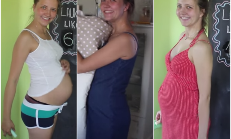 Agnė savo nėštumą įamžino originaliai – pamatykite patys VIDEO