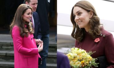 Besilaukianti Kate Middleton pademonstravo idealų derinį nėštukėms