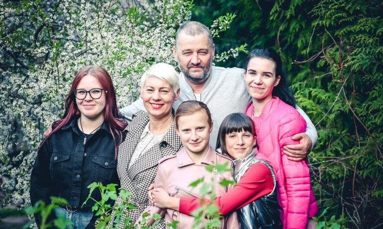 Dviejų vaikų mama