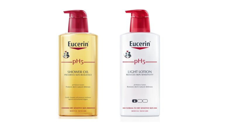 „Eucerin pH5“ linija: universalios kūno odos priežiūros priemonės tiek vyriausiems