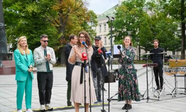 Įpusėjus vaikų globos savaitei Vilniuje atrakinta geležinė širdis