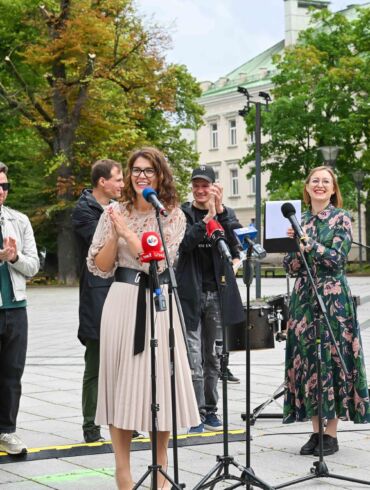 Įpusėjus vaikų globos savaitei Vilniuje atrakinta geležinė širdis