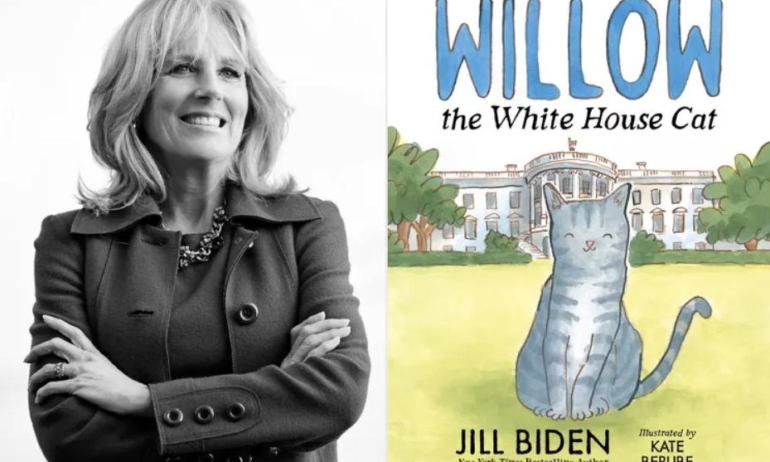 Jill Biden parašė knygą vaikams apie „pirmąją katę“ Willow