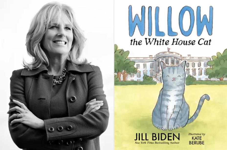 Jill Biden parašė knygą vaikams apie „pirmąją katę“ Willow