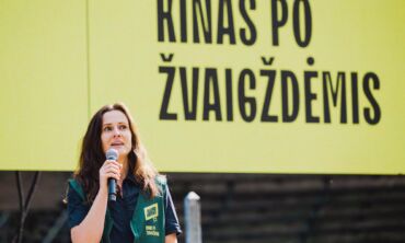 Kalnų parke atidarytas festivalis jaunimui „Kinas po žvaigždėmis. Junior“