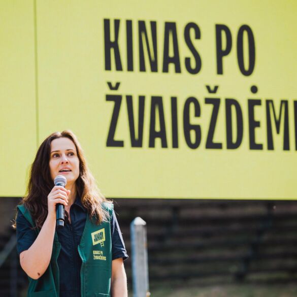 Kalnų parke atidarytas festivalis jaunimui „Kinas po žvaigždėmis. Junior“