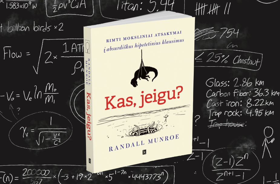 Knyga pažinti mokslą kviečia per absurdiškus klausimus ir šmaikščius atsakymus