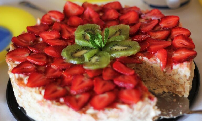 Krekerių tortas: greitas