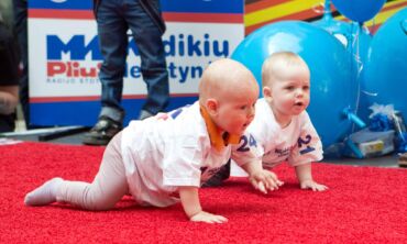 Kūdikių lenktynėse jėgas išbandė patys mažiausi