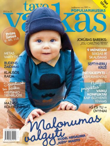 Lapkričio TAVO VAIKO žurnalas - net 124 puslapių!