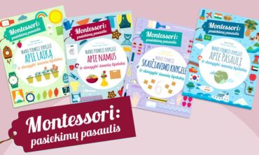 Leidykla „Briedis“ pristato naujieną – užduočių knygeles iš serijos „Montessori: pasiekimų pasaulis“