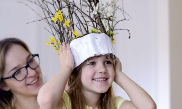 Namuose gaminame karūną vaikui
