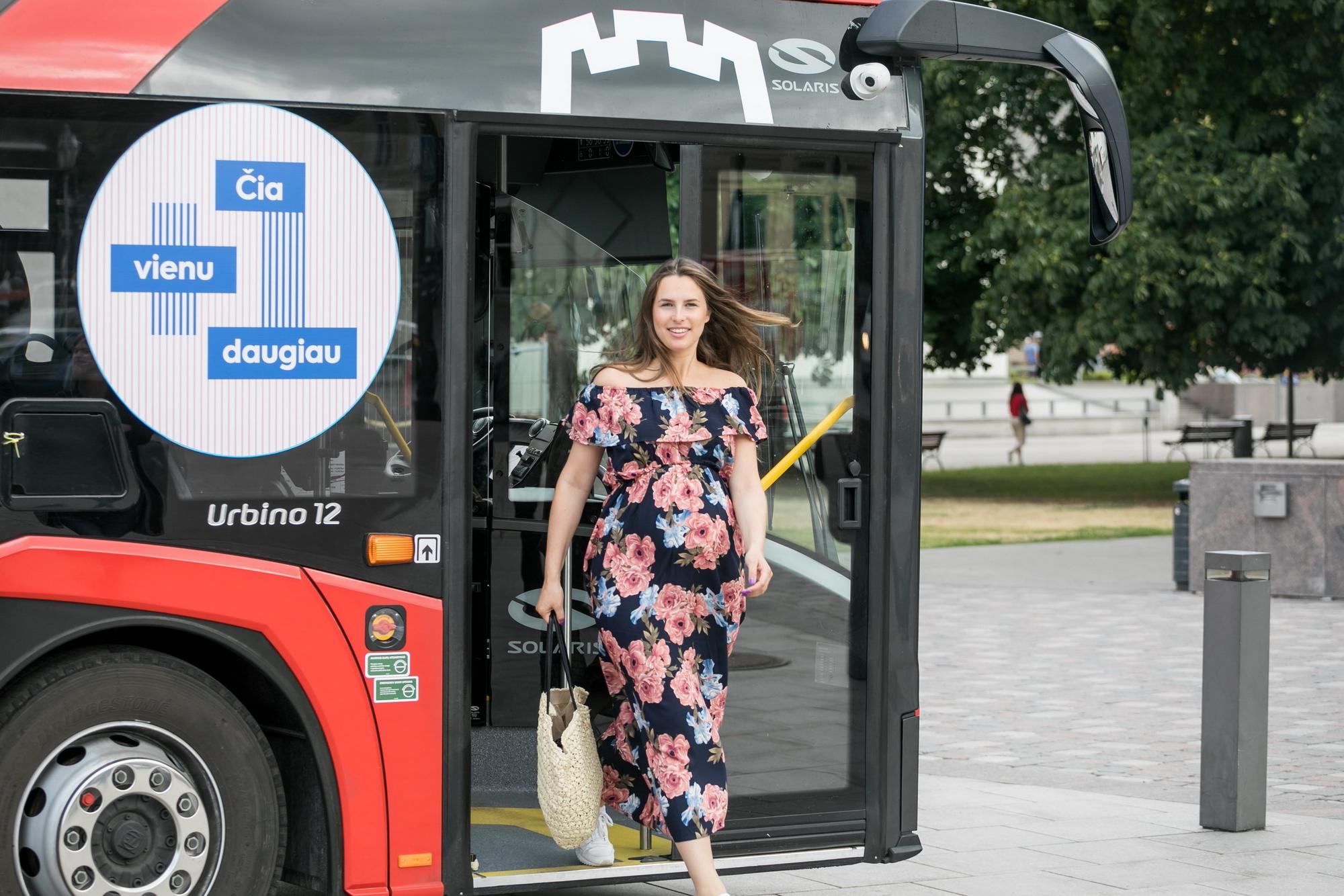 Nėščiosios viešuoju transportu Vilniuje keliaus saugiau