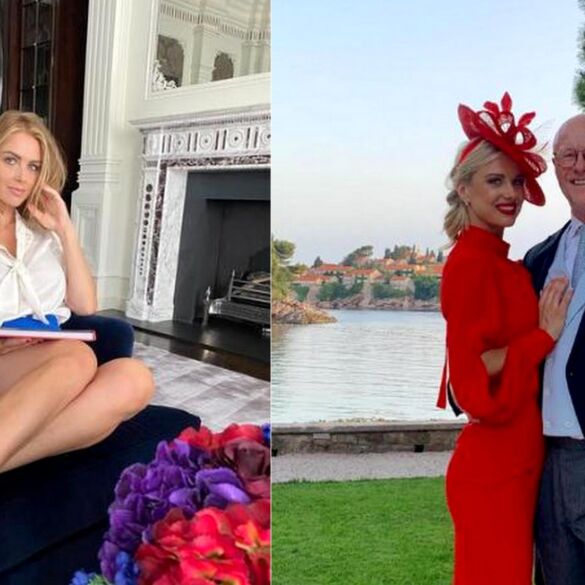 Olimpietė Modesta Vžesniauskaitė ir milijardierius "Phones4U" įkūrėjas John Caudwell susilaukė dukros