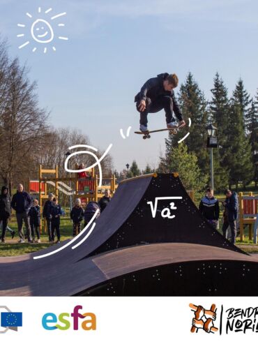 Pasvalio riedlenčių parkas virs mokymosi zona: L. Lesauskaitė kviečia „kalimą“ iškeisti į žinių ir pramogų sąjungą