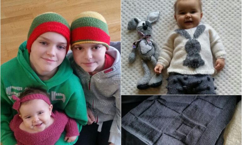 Pažintis su trijų vaikų mama Asta: geriausiai atsipalaiduoju megzdama