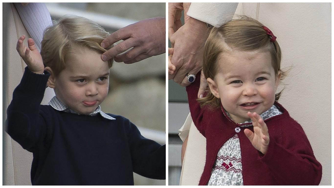 Princas George ir princesė Charlotte išvyko namo: paskutinis jų viešas pasirodymas