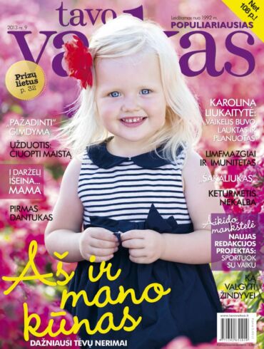 Rugsėjo mėnesio "Tavo vaikas" - apie tai