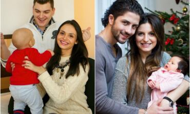 Susilaukusios vaikų žinomos šeimos ieško neįprastų Kalėdų eglių
