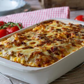Taupi šeimos vakarienė iš mėsos likučių: sotus makaronų apkepas su daržovėmis ir sūriu nekainuos nė 5 eurų