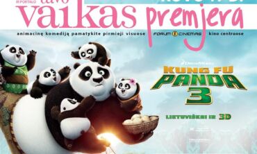 TAVO VAIKAS premjeroje - KUNG FU PANDA 3