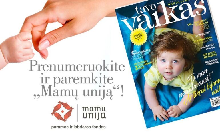 TAVO VAIKAS savo skaitytojus kviečia pasidalinti gerumu