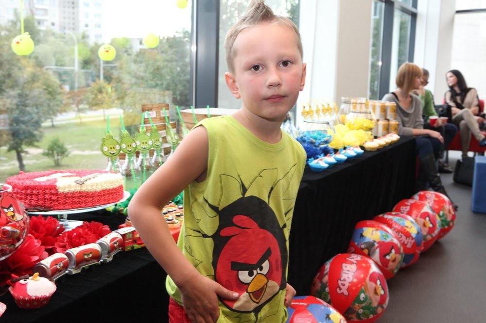 Triukšmingas Ingos Budrienės sūnaus Kerniaus aštuntasis gimtadienis su Angry Birds FOTO