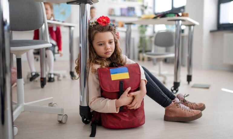 Ukrainos mokykla Vilniuje: „Geriau klasėse be durų