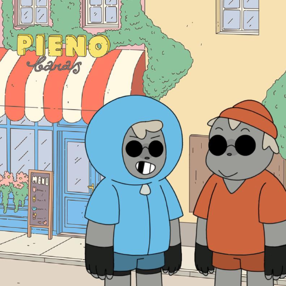 Vaikai kviečiami įgarsinti animacinio filmo „BFF“ personažus – kurmius Mėlyną ir Redą