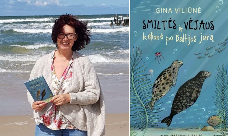 Vaikams knygą apie Baltijos jūrą parašiusi Gina Viliūnė: „Gamta negali ir neturi būti vertinama vien pinigais“
