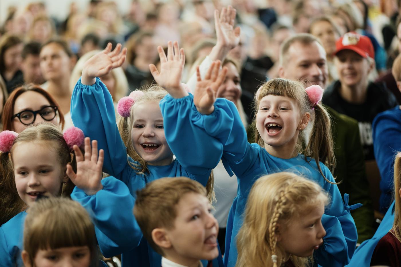 Vilniaus mokytojų namuose skambėjo mažylių dainos