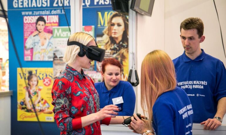 Vilniuje atidaryta paroda kviečia pasinerti į virtualią realybę