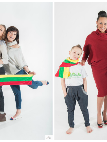 Žinomi tėvai su vaikais - originalioje fotosesijoje FOTO