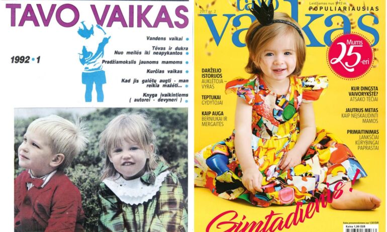 Žurnalas TAVO VAIKAS švenčia 25-erių metų gimtadienį