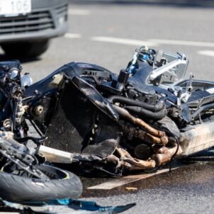 Žuvo motociklininkas
