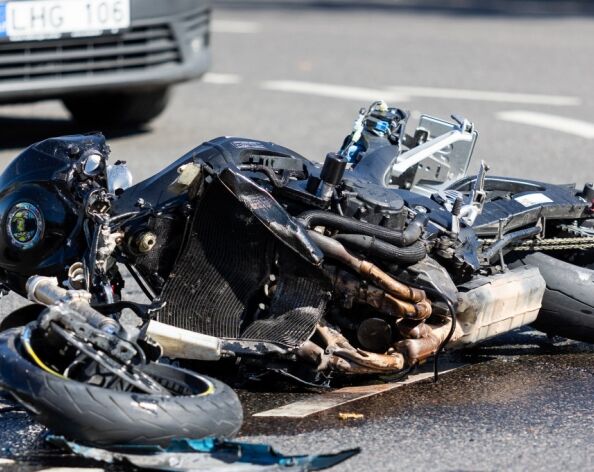 Žuvo motociklininkas