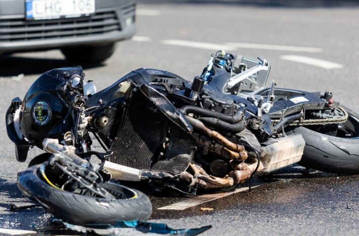 Žuvo motociklininkas