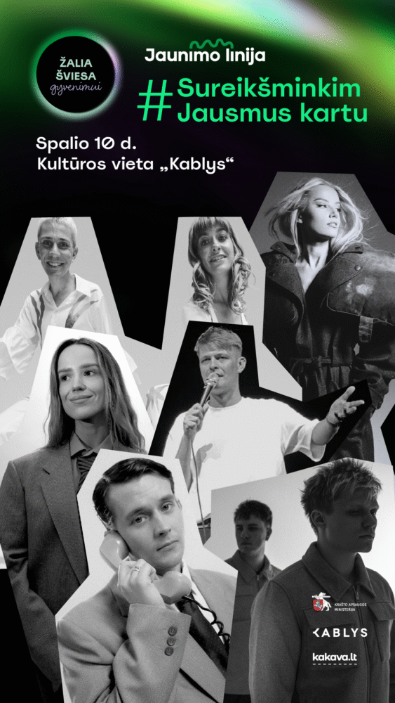 Sureikšminkim jausmus kartu: vakaras Kablyje su pokalbiais, komedija ir muzika