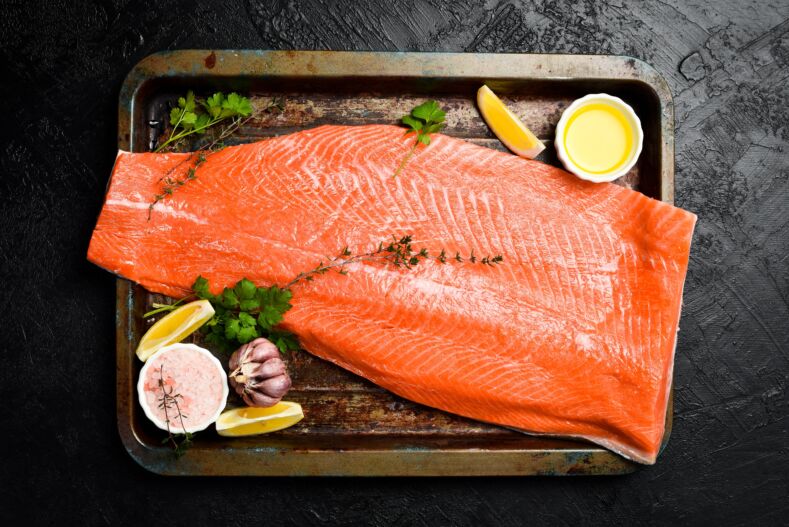 Kaip sūdyti lašišą . Shutterstock