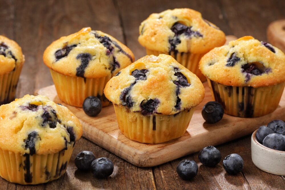 Keksiukai su šilauogėmis – purūs, kvapnūs ir be galo gardūs